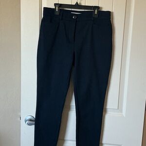 LOFTSutton navy tapered pants size 4P